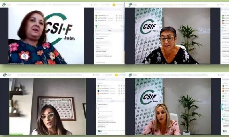 <p> Varias l&iacute;deres de CSIF comparecieron ayer para hacer estas declaraciones. </p>