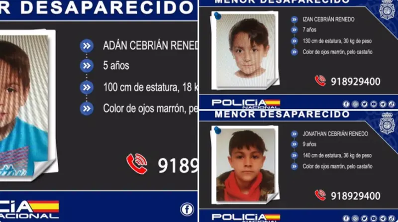 <p> Alerta de los tres ni&ntilde;os cuya madre se llev&oacute; sin permiso de un centro de menores - POLIC&Iacute;A NACIONAL </p>
