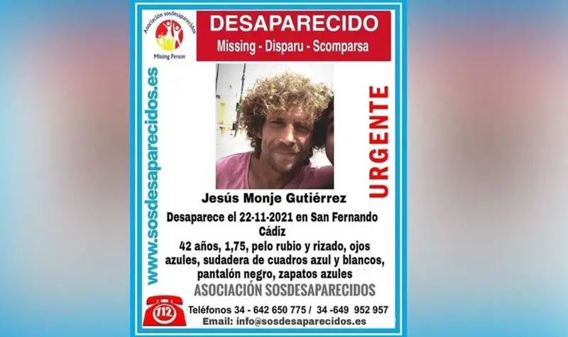 <p> Encuentran el cad&aacute;ver del desaparecido desde el d&iacute;a 23 en San Fernando (C&aacute;diz) </p>
