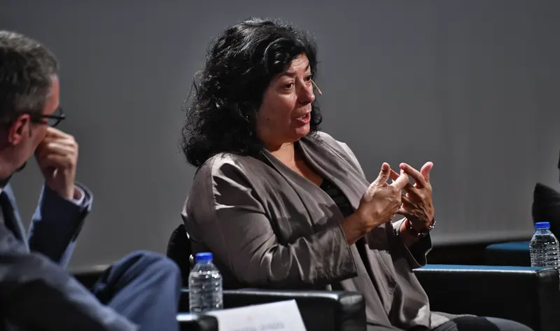 <p> Archivo - Los escritores, Luisg&eacute; Mart&iacute;n y Almudena Grandes - &Oacute;scar Ca&ntilde;as - Europa Press - Archivo </p>