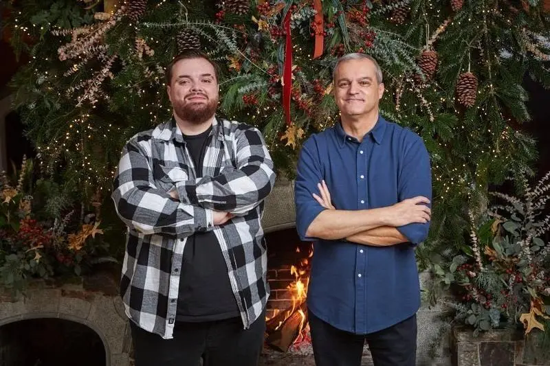 <p> Ibai Llanos junto a Ram&oacute;n Garc&iacute;a </p>