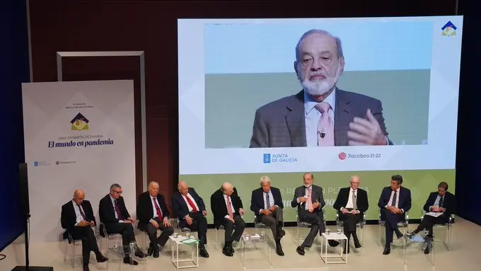 <p> Carlos Slim en la XXVI jornada </p>