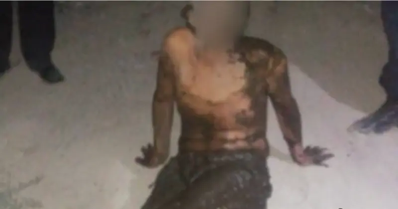 <p> El hombre pas&oacute; tres d&iacute;as solo en un pantano. </p>