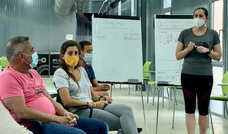 <p> Ana Guimarey durante un seminario anterior de la Real Federaci&oacute;n Espa&ntilde;ola de Salvamento y Socorrismo. Autor: Javier S&aacute;nchez-RFESS </p>