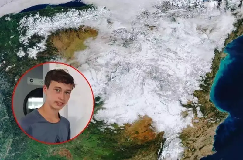 <p> meteor&oacute;logo Jorge Rey, imagen sacada de Twitter </p>