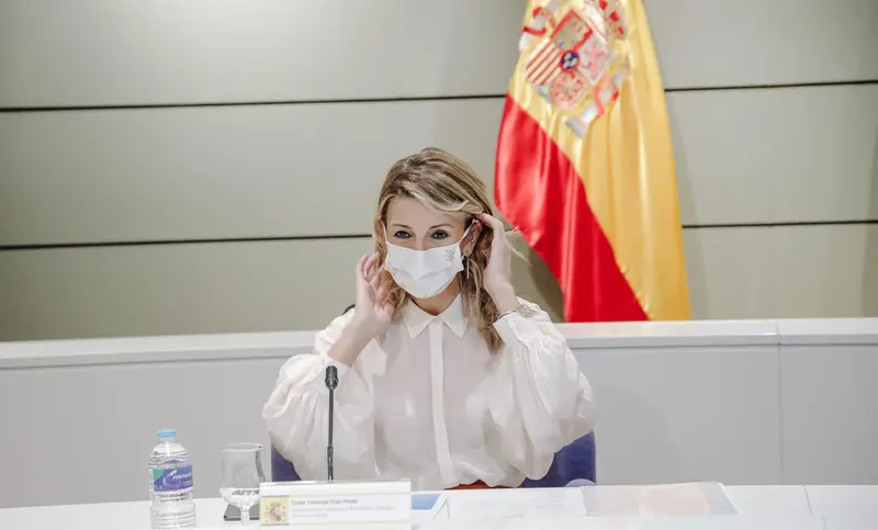 <p> La vicepresidenta segunda del Gobierno y ministra de Trabajo y Econom&iacute;a Social, Yolanda D&iacute;az, - Carlos Luj&aacute;n - Europa Press </p>