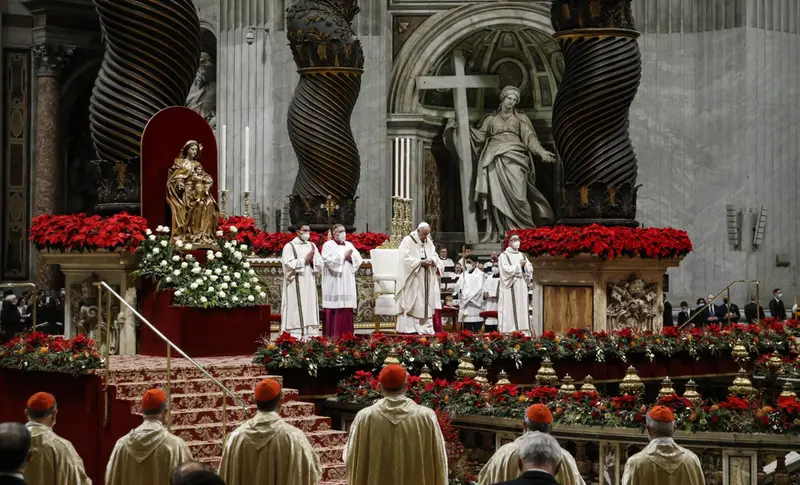 <p> El Papa preside la Misa del Gallo - Fabio Frustaci/ANSA via ZUMA Pre / DPA </p>