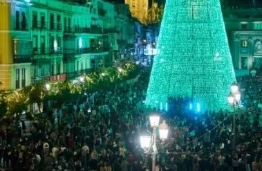 <p> Luces de Navidad </p>