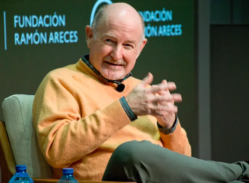 <p> Rafael Yuste en el debate sobre los neuroderechos de la Fundaci&oacute;n Ram&oacute;n Areces. - RAM&Oacute;N MARDONES </p>