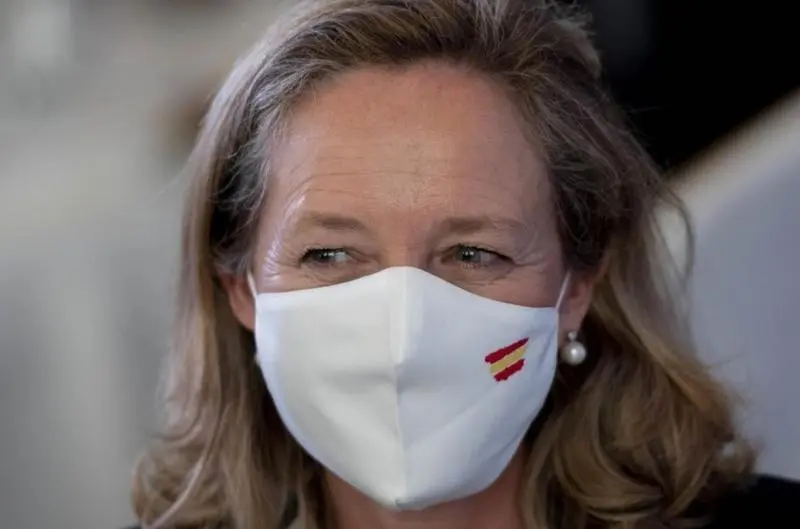 <p> Nadia Calvi&ntilde;o ve un futuro prometedor para Espa&ntilde;a. </p>