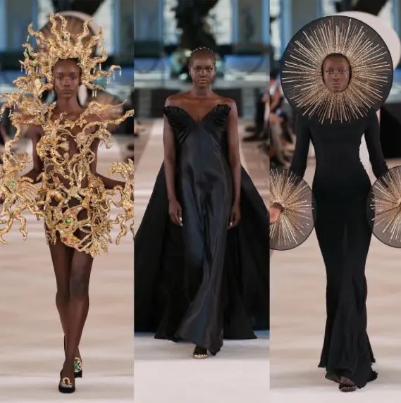 <p> desfile de Schiaparelli 2022 </p>