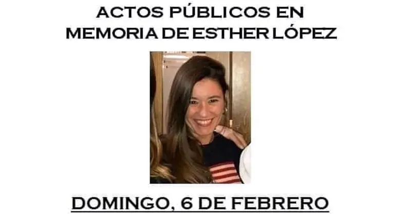 <p> Cartel del Ayuntamiento de Traspinedo en el que se convoca el pleno extraordinario y el minuto de silencio por Esther L&oacute;pez - AYTO TRASPINEDO </p>