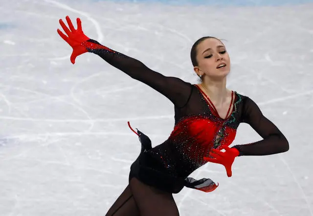 <p> Kamila Valieva, la patinadora rusa de 15 a&ntilde;os y oro en los JJ.OO de Invierno </p>