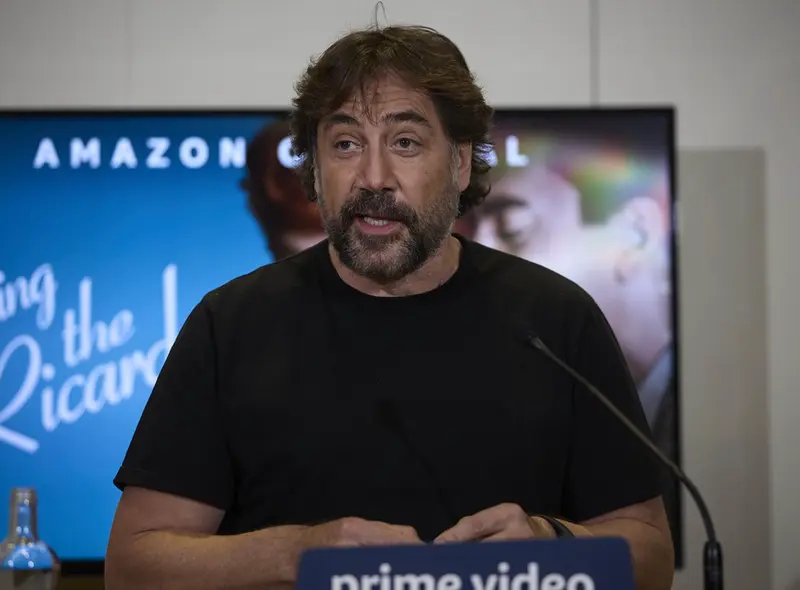 <p> El actor Javier Bardem en rueda de prensa. - Jes&uacute;s Hell&iacute;n - Europa Press </p>