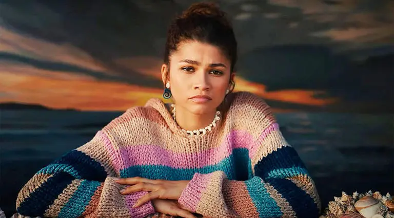 <p> Zendaya en el anuncio de Squarespace </p>