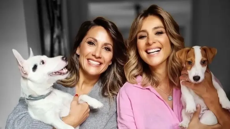 <p> Nash, Nagore Robles, Sandra Barneda y Leo. - Instagram de Sandra Barneda. </p>