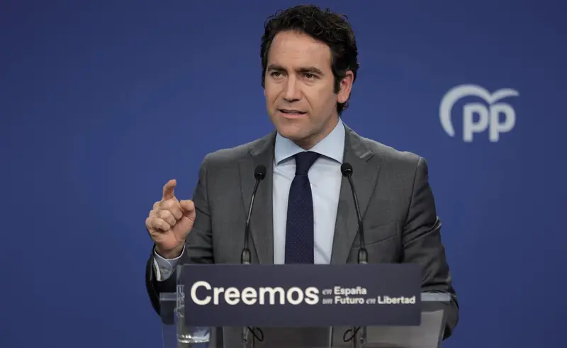 <p> El secretario general del PP, Teodoro Garc&iacute;a Egea, comparece en una rueda de prensa tras una reuni&oacute;n del Comit&eacute; de Direcci&oacute;n del PP, a 13 de septiembre de 2021, en Madrid, (Espa&ntilde;a). Durante su intervenci&oacute;n ha opinado, entre otras cuestiones, sobre las rec - Eduardo Parra - Europa Press </p>