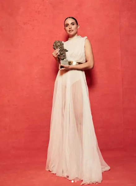 <p> Ganadora de un Goya 2022. -Instagram de Ver&oacute;nica Echegui </p>