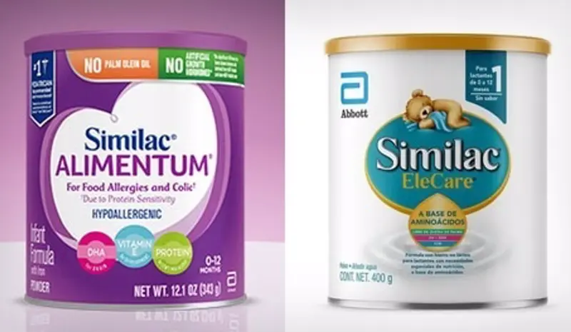 <p> Archivo - Las leches infantiles Similac Alimentum y Similac Elecare - ABBOTT LABORATORIES - Archivo </p>