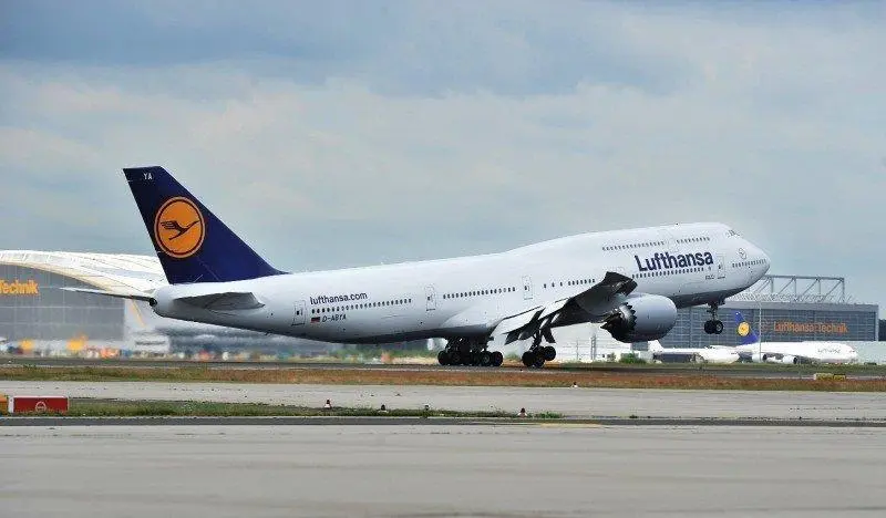<p> Avi&oacute;n de Lufthansa </p>