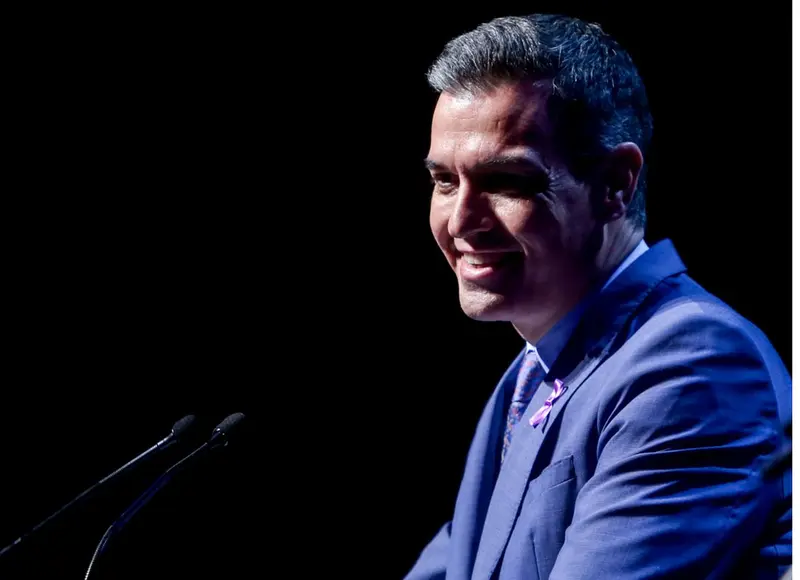 <p> El presidente del Gobierno, Pedro S&aacute;nchez, interviene en el acto institucional organizado con motivo del 8 de Marzo, D&iacute;a Internacional de la Mujer, en el C&iacute;rculo de Bellas Artes de Madrid, a 7 de marzo de 2022, en Madrid (Espa&ntilde;a). - Ricardo Rubio - Europa Press </p>