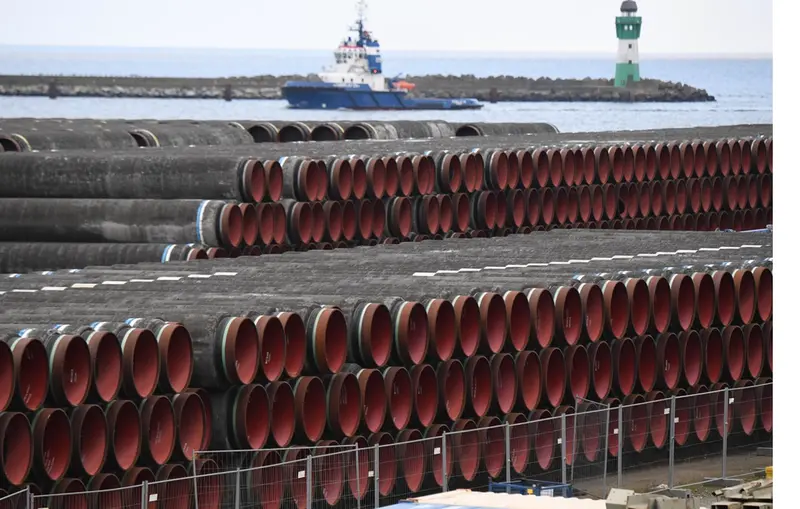 <p> Archivo - Material para la construcci&oacute;n del gasoducto Nord Stream 2 entre Rusia y Alemania - Stefan Sauer/dpa-Zentralbild/dpa - Archivo </p>