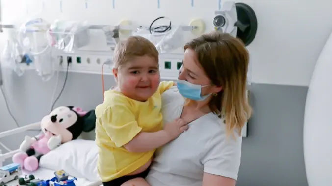 <p> Diomid, el ni&ntilde;o ucraniano que recibe tratamiento en el Gregorio Mara&ntilde;&oacute;n Fuente: Hospital Gregorio Mara&ntilde;&oacute;n </p>