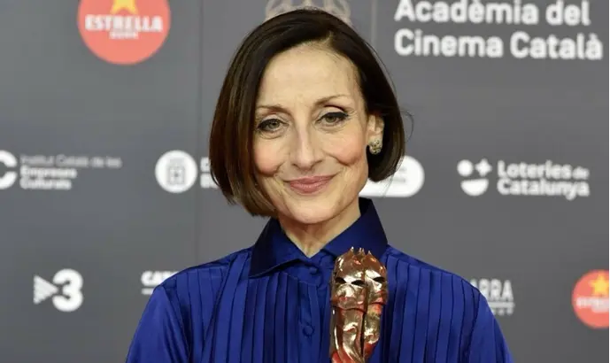 <p> La actriz Carme El&iacute;as - DAVID OLLER / EUROPA PRESS </p>