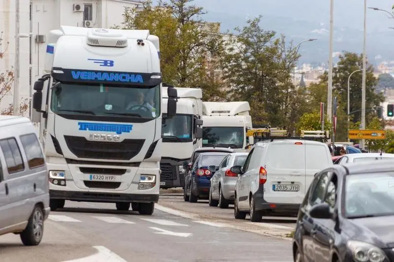<p> Huelga de transportistas en C&oacute;rdoba. Fuente: Jos&eacute; Le&oacute;n </p>
