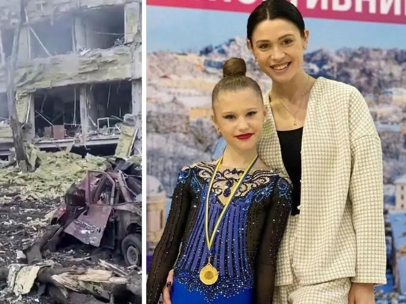 <p> Katya Dyachenko, la joven gimnasta ucraniana de 11 a&ntilde;os fallecida </p>