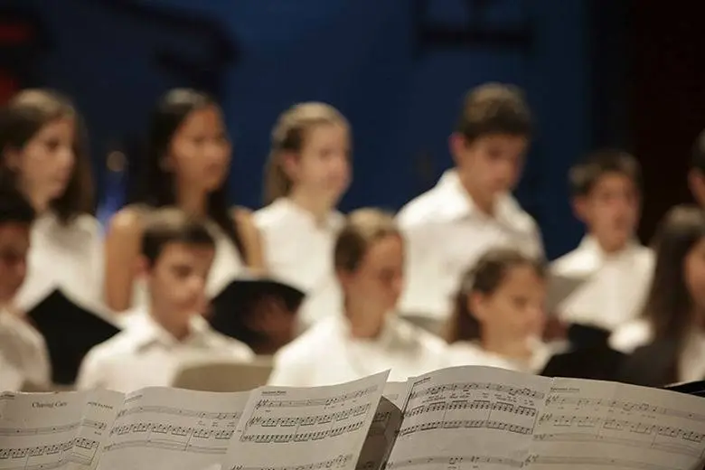 <p> El coro de Las Rozas </p>