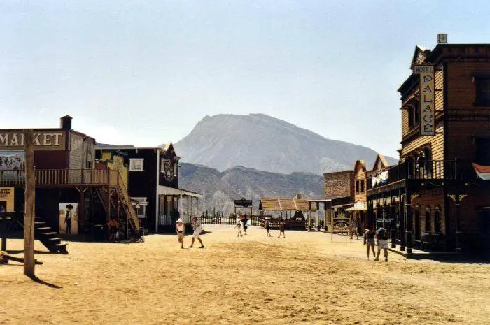<p> Poblado del oeste. Fuente: Ayuntamiento de Tabernas </p>