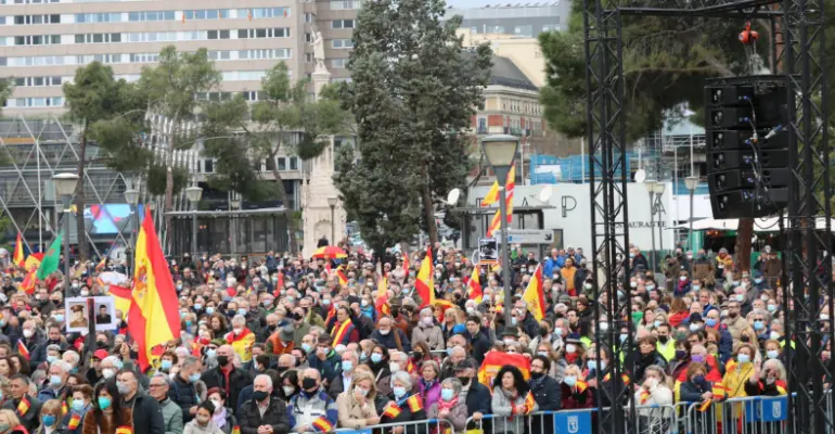 <p> Manifestaci&oacute;n de AVT | @MiguelFolguera </p>