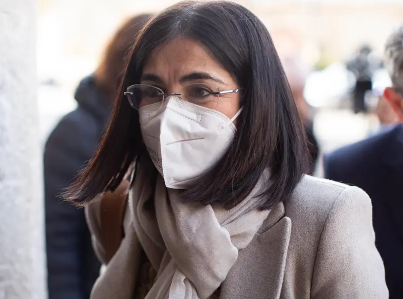 <p> La ministra de Sanidad, Carolina Darias; a su llegada a una reuni&oacute;n del Consejo Interterritorial de Salud, en la sede de la Presidencia auton&oacute;mica de Castilla-La Mancha, a 6 de abril de 2022, en Toledo, Castilla-La Mancha (Espa&ntilde;a). Toledo acoge hoy el esc - Isabel Infantes - Europa Press </p>