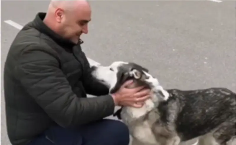 <p> Momento del reencuentro </p>