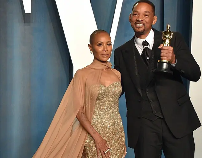 <p> Jada Pinkett Smith Y Will Smith En La Fiesta Post Oscar De La Revista Vanity Fair - OCONNOR-ARROYO/AFF-USA.COM / MEG / CONTACTOPHOTO </p>