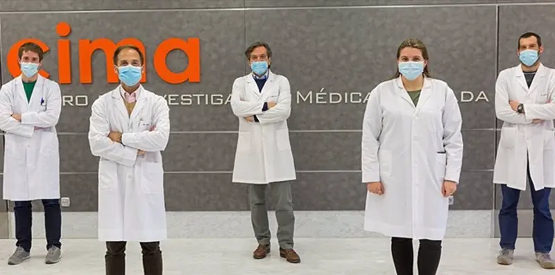 <p> Ibai Goicoechea, Bruno Paiva, Jos&eacute; A. Mart&iacute;nez Climent, Sara Rodr&iacute;guez y Ion Celay - ISCIII </p>