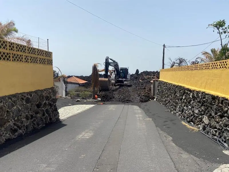 <p> Recuperaci&oacute;n de v&iacute;as en el barrio de Las Norias - CABILDO DE LA PALMA </p>