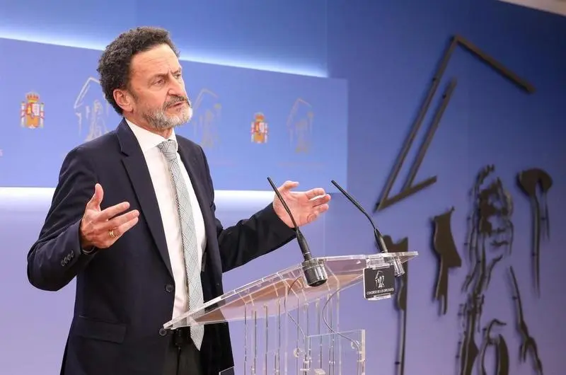 <p> El vicesecretario general de Ciudadanos, Edmundo Bal, ofrece una rueda de prensa antes de su intervenci&oacute;n en la Junta de Portavoces en el Congreso de los Diputados, a 19 de abril de 2022, en Madrid (Espa&ntilde;a). - Marta Fern&aacute;ndez - Europa Press </p>