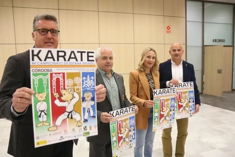 <p> Presentaci&oacute;n del Campeonato de Espa&ntilde;a infantil de k&aacute;rate en C&oacute;rdoba </p>