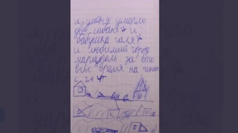 <p> El emotivo mensaje de un ni&ntilde;o ucraniano de 8 a&ntilde;os. </p>