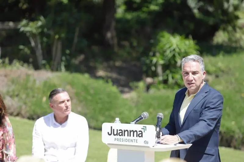 <p> El coordinador general del Partido Popular y presidente provincial de M&aacute;laga, El&iacute;as Bendodo, en un acto en Benahav&iacute;s (M&aacute;laga) </p>