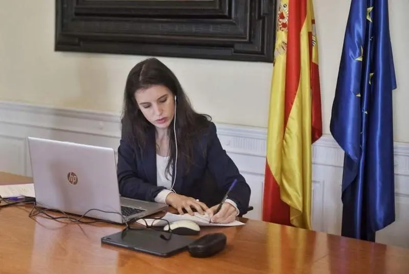 <p> Irene Montero<br>Fuente: Twitter </p>