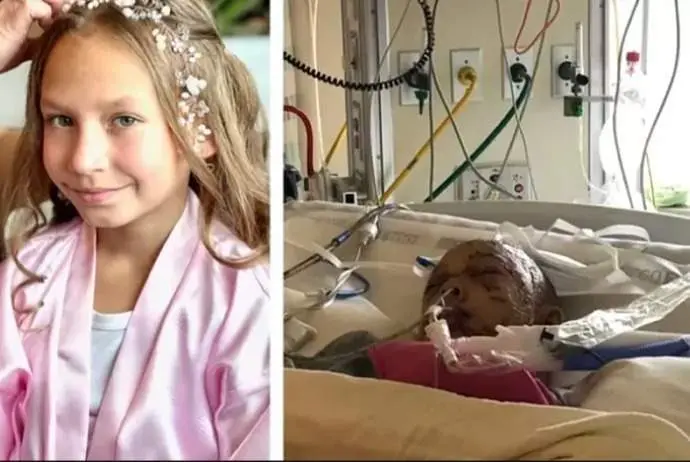 <p> Lily, de 9 a&ntilde;os, en la UCI tras ser atacada por un puma en el condado de Stevens.<br>Alex Mantsevich </p>