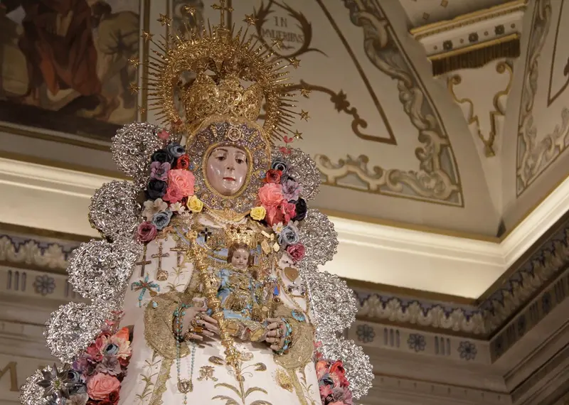 <p> Archivo - Virgen del Roc&iacute;o. - HERMANDAD MATRIZ DE ALMONTE. - Archivo </p>