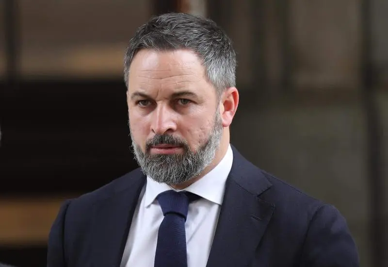 <p> El l&iacute;der de Vox, Santiago Abascal, en una sesi&oacute;n plenaria en el Congreso de los Diputados, a 29 de marzo de 2022, en Madrid </p>