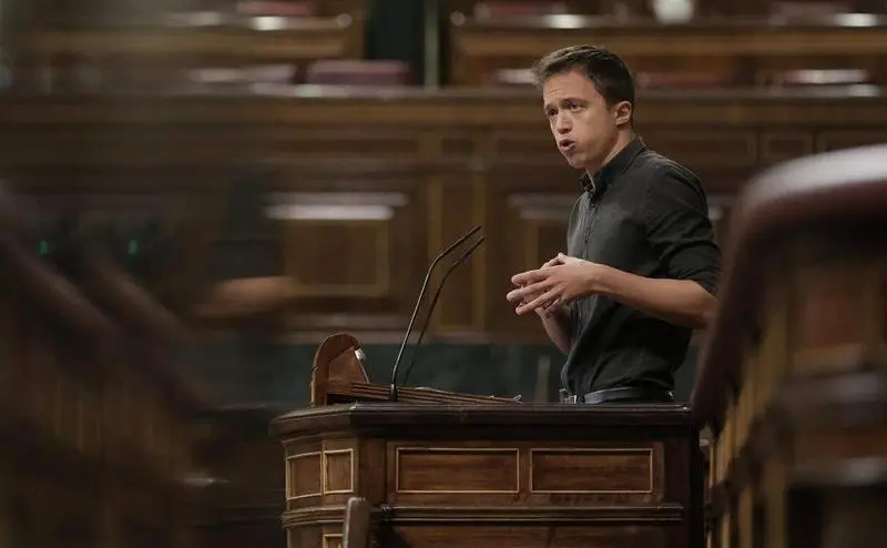 <p> El l&iacute;der de M&aacute;s Pa&iacute;s, &Iacute;&ntilde;igo Errej&oacute;n, en una sesi&oacute;n plenaria de la C&aacute;mara Baja </p>