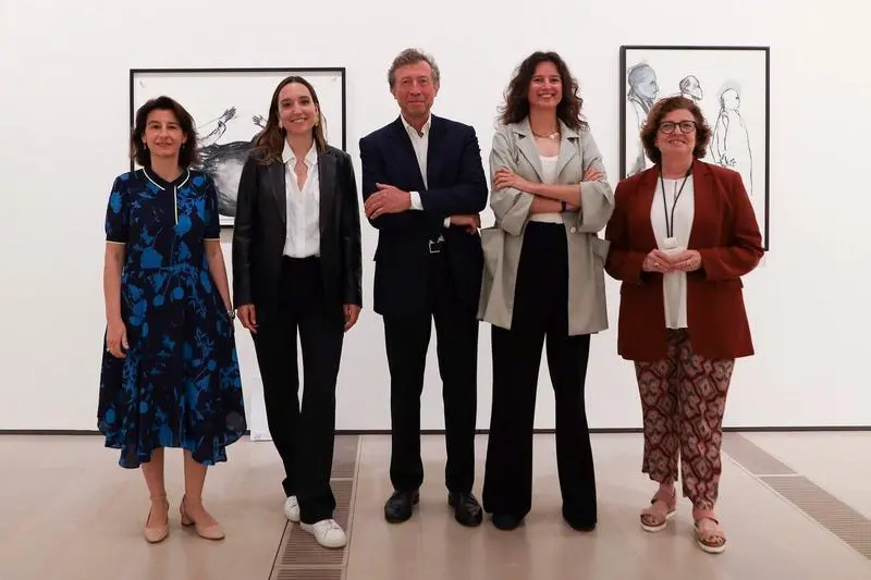 <p> Juan Muñoz en el Centro Botin </p>