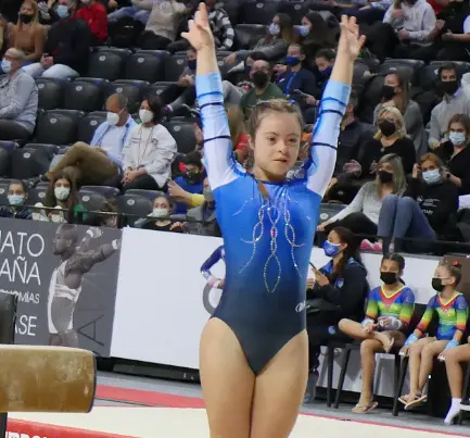 <p> &Aacute;ngela Mora en el Campeonato de Catalu&ntilde;a. Fuente RFEG </p>
