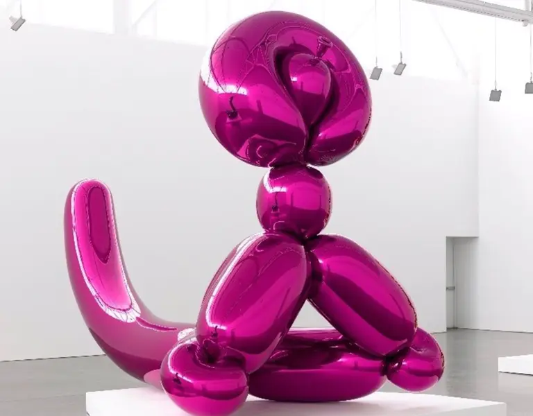 <p> Jeff Koons, Balloon Monkey (Magenta). - CHRISTIE'S </p>